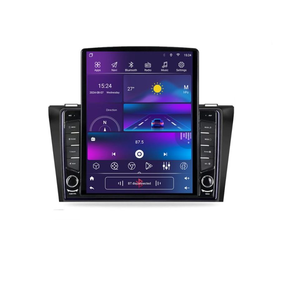 Navigatie Mazda 3 2009-2014 K-034 ecran tip TESLA 9.7" cu Android Radio Bluetooth Internet GPS WIFI 2+32 DSP Quad Core - imagine 3