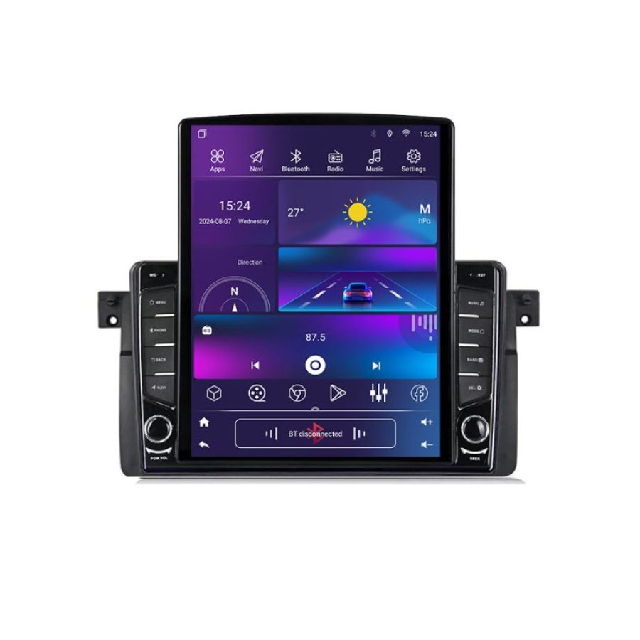 Navigatie BMW Seria 3 E46 K-052 ecran tip TESLA 9.7" cu Android Radio Bluetooth Internet GPS WIFI 2+32 DSP Quad Core - imagine 4