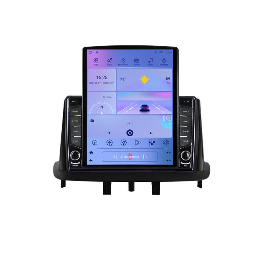 Navigatie Renault Megane 3 Fluence K-145 ecran tip TESLA 9.7" cu Android Radio Bluetooth Internet GPS WIFI 2+32 DSP Qu - imagine 3