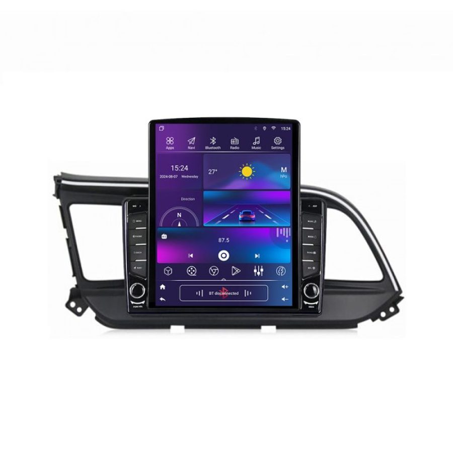 Navigatie HHyundai Elantra 2018- K-1581 ecran tip TESLA 9.7" cu Android Radio Bluetooth Internet GPS WIFI 2+32 DSP Quad - imagine 4