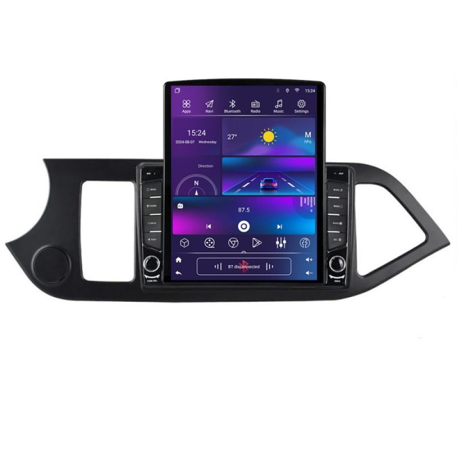 Navigatie Kia Picanto 2011-2015 K-217 ecran tip TESLA 9.7" cu Android Radio Bluetooth Internet GPS WIFI 2+32 DSP Quad - imagine 4
