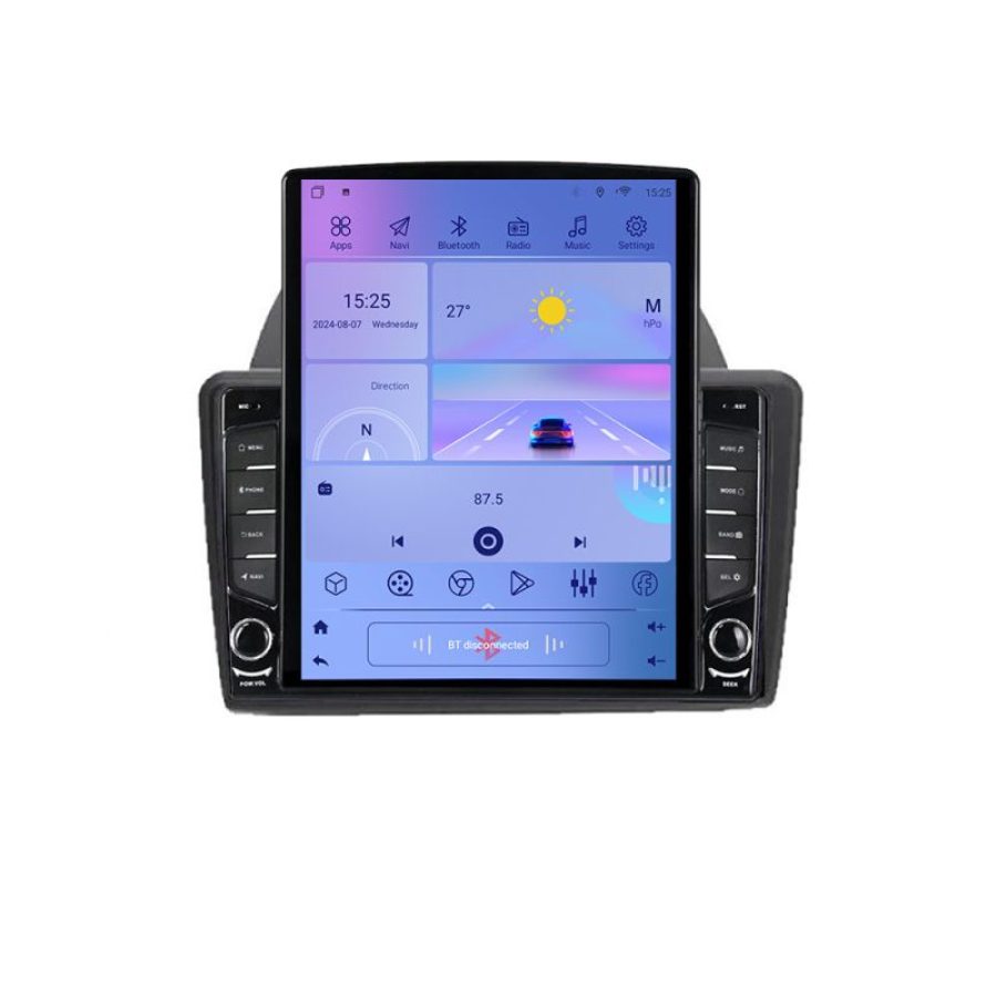Navigatie Ford Fiesta K-256 ecran tip TESLA 9.7" cu Android Radio Bluetooth Internet GPS WIFI 2+32 DSP Quad Core - imagine 3