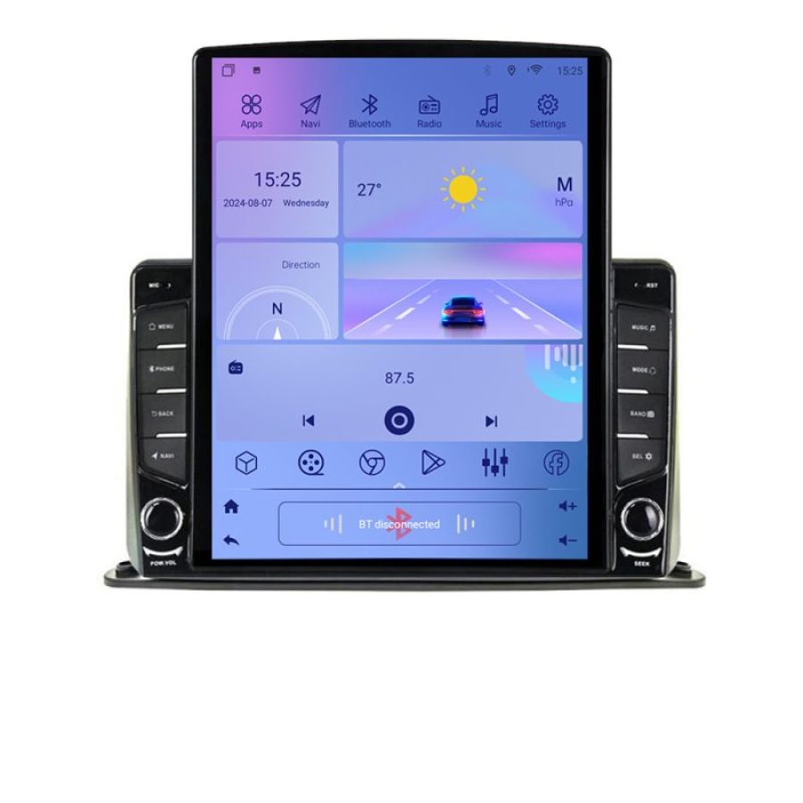 Navigatie universala 2 din 9 inch ecran tip TESLA 9.7" cu Android Radio Bluetooth Internet GPS WIFI 2+32 DSP Quad C - imagine 3