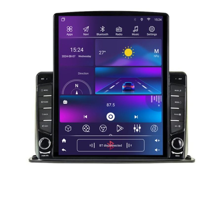 Navigatie universala 2 din 9 inch ecran tip TESLA 9.7" cu Android Radio Bluetooth Internet GPS WIFI 2+32 DSP Quad C - imagine 4