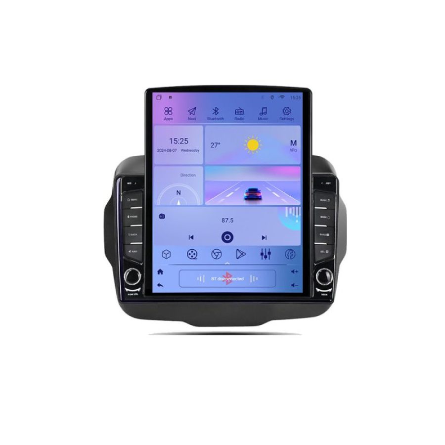 Navigatie Jeep Renegade K-500 ecran tip TESLA 9.7" cu Android Radio Bluetooth Internet GPS WIFI 2+32 DSP Quad Core - imagine 3