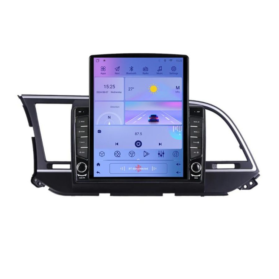 Navigatie HHyundai Elantra 2015-2018 K-581 ecran tip TESLA 9.7" cu Android Radio Bluetooth Internet GPS WIFI 2+32 DSP Q - imagine 3