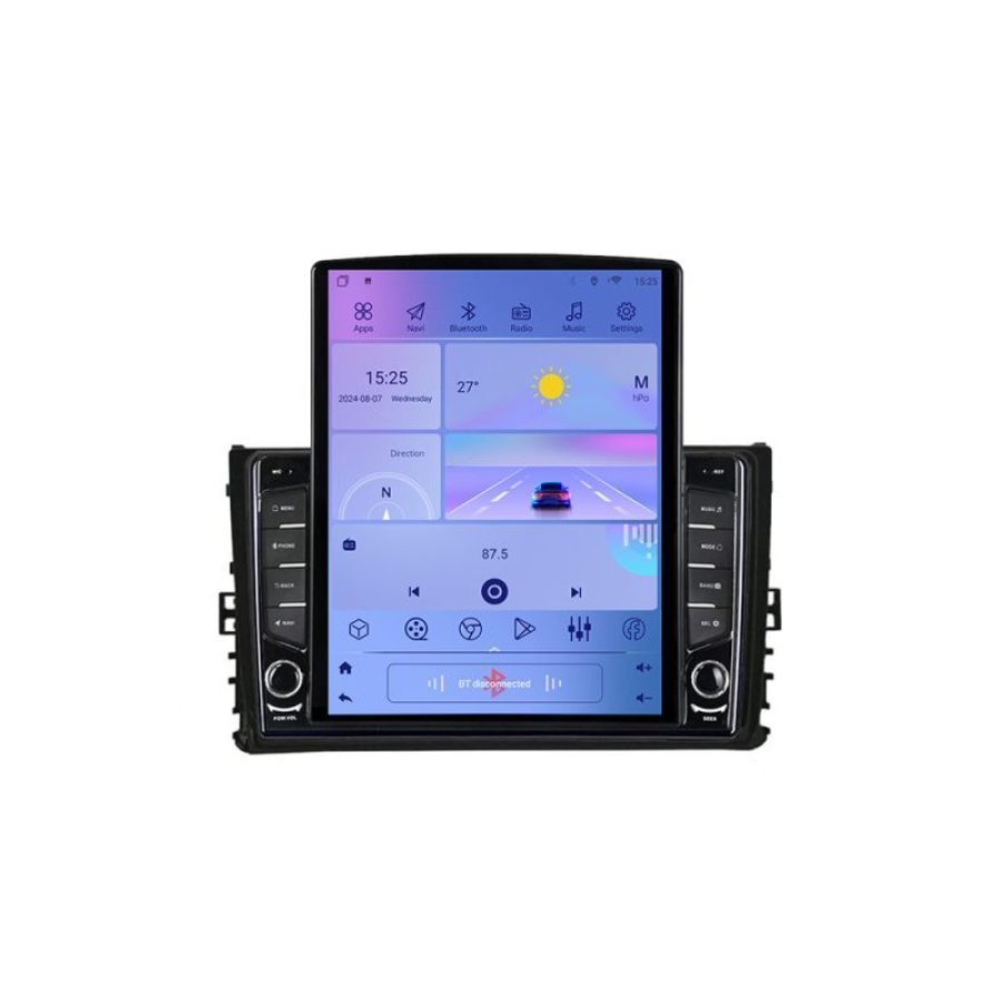 Navigatie Toyota Corolla 2017-2018 K-AURIS-2017 ecran tip TESLA 9.7" cu Android Radio Bluetooth Internet GPS WIFI 2+32 - imagine 3