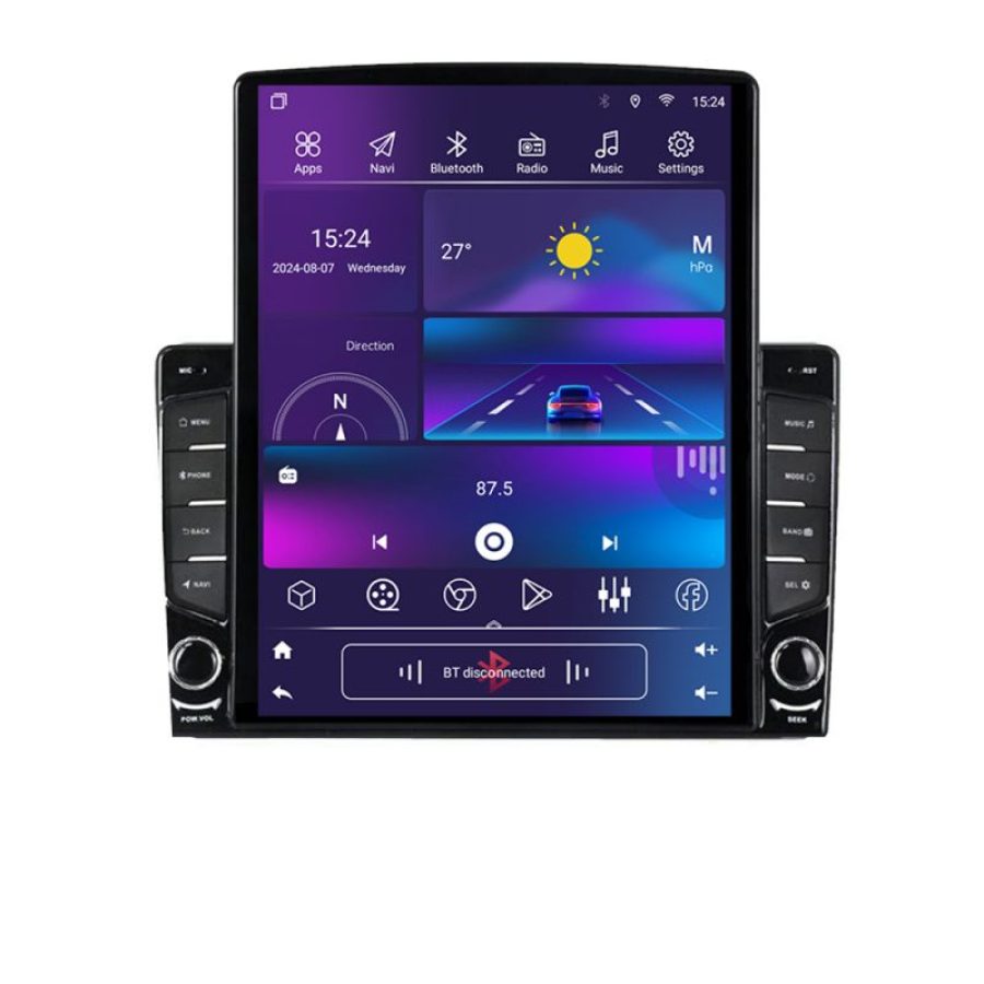 Navigatie Citroen C3 2018- ecran tip TESLA 9.7" cu Android Radio Bluetooth Internet GPS WIFI 2+32 DSP Quad Core - imagine 4