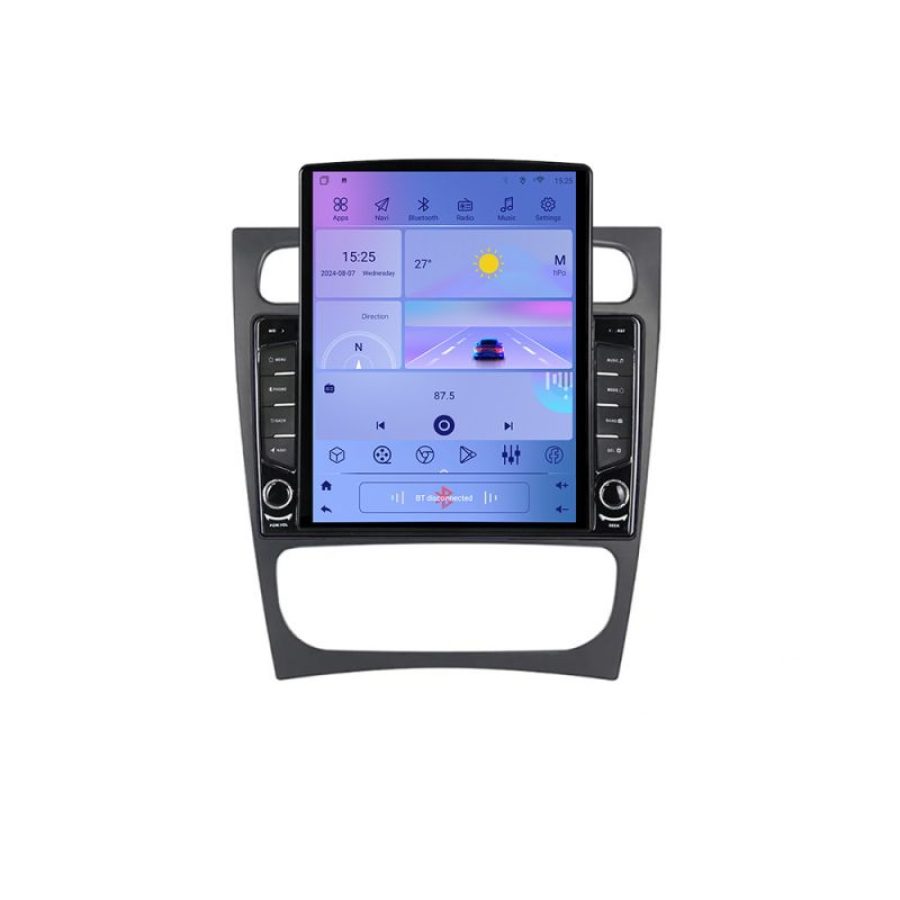 Navigatie Mercedes C W203 2000-2004 K-clk ecran tip TESLA 9.7" cu Android Radio Bluetooth Internet GPS WIFI 2+32 DSP Q - imagine 3