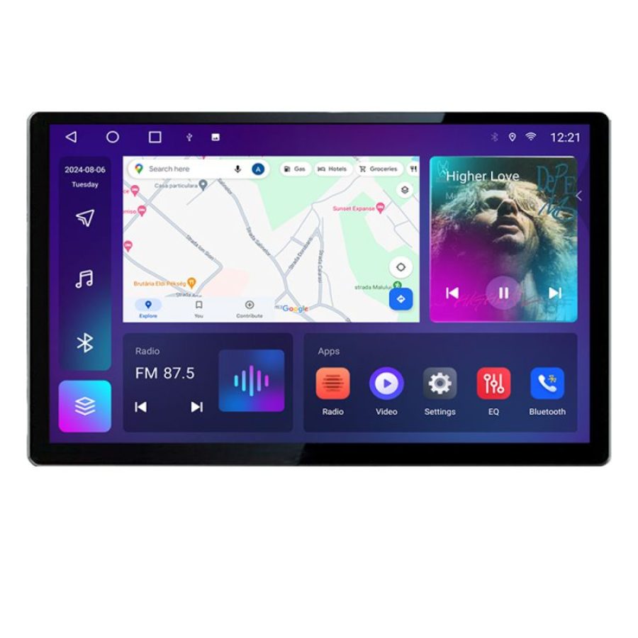 Navigatie Suzuki SX4 2006-2013 Edotec 4+32 2K 13 inch qled android 4G DSP gps internet  Kit-124 - imagine 4