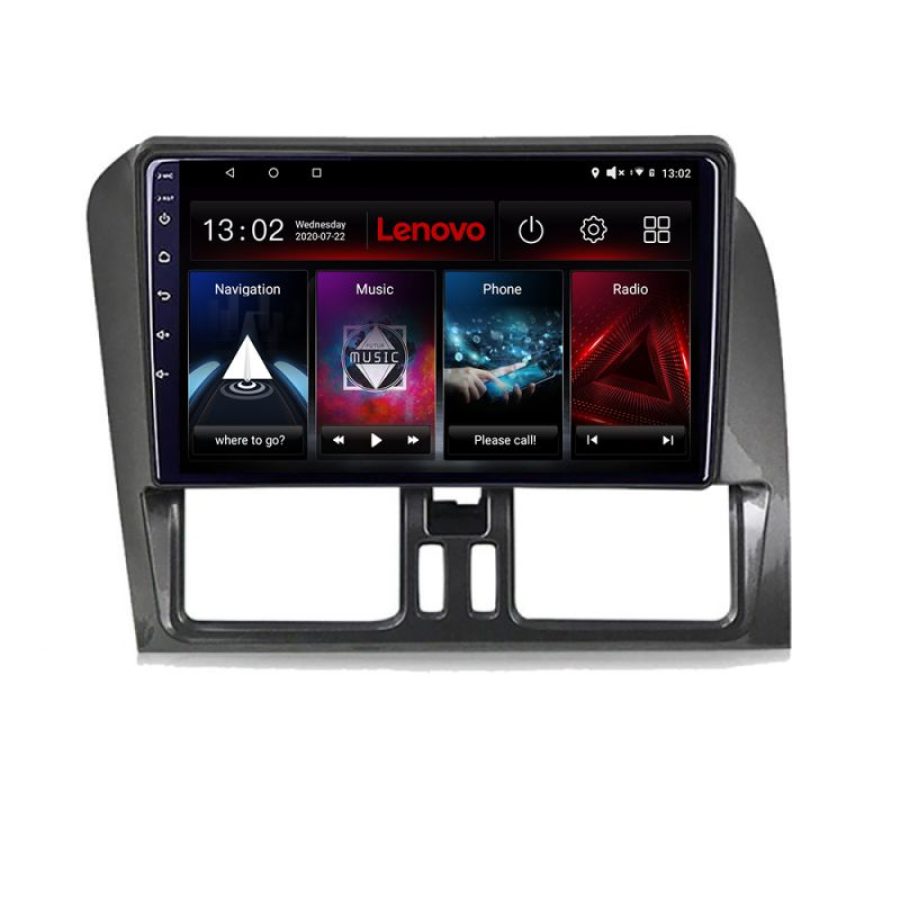 Navigatie Volvo XC60 Lenovo 4+64 GB Android Waze USB Navigatie Internet Youtube Radio - imagine 2