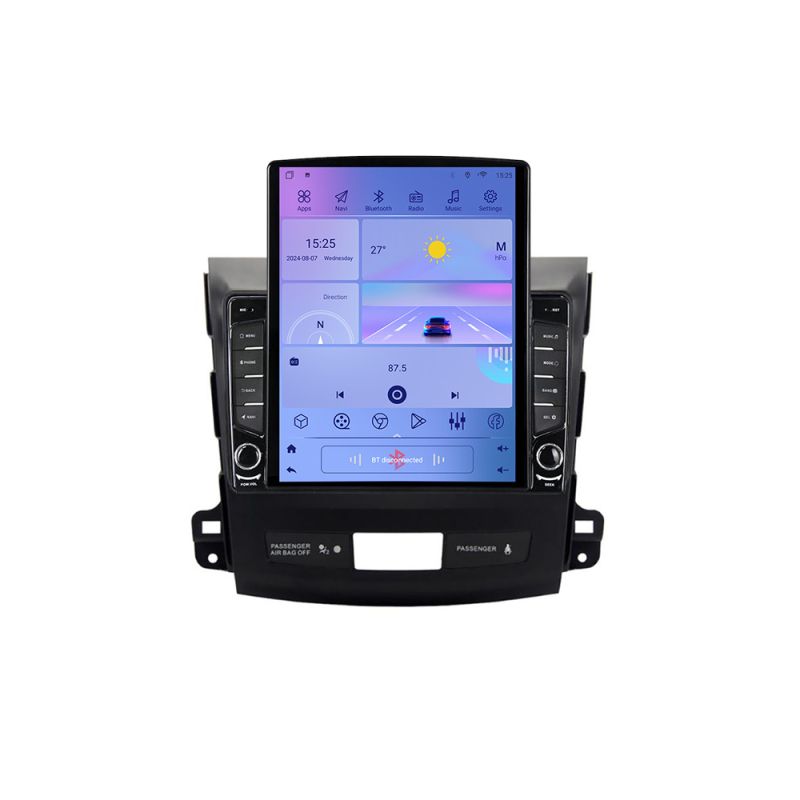 Navigatie Mitsubishi Outlander 2010 G-056 ecran tip TESLA 9.7" cu Android Radio Bluetooth Internet GPS WIFI 4+32GB DSP v2 - imagine 3