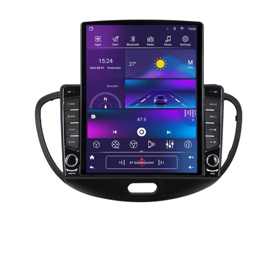 Navigatie HHyundai I10 2007-2013 Android radio gps internet Lenovo Octa Core 4+64 LTE KIT-i10-2007+EDT-E709 - imagine 4