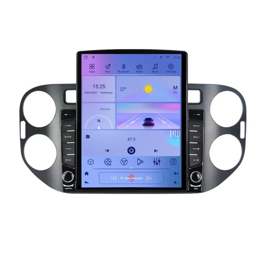 Navigatie VW Tiguan 2009-2015 Android radio gps internet Octa Core 4+64 LTE Kit-489v2+EDT-E709 - imagine 3