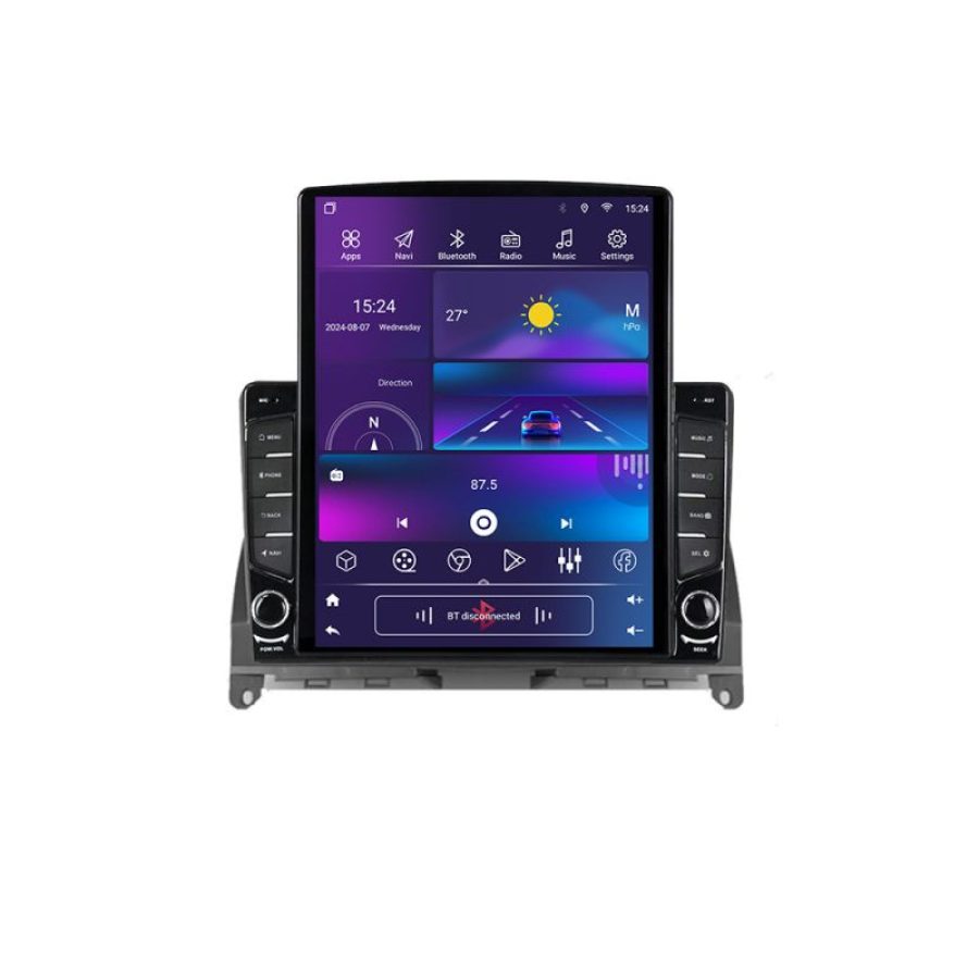 Navigatie Mercedes W204 2008-2012 G-W204 ecran tip TESLA 9.7" cu Android Radio Bluetooth Internet GPS WIFI 4+32GB DSP - imagine 4