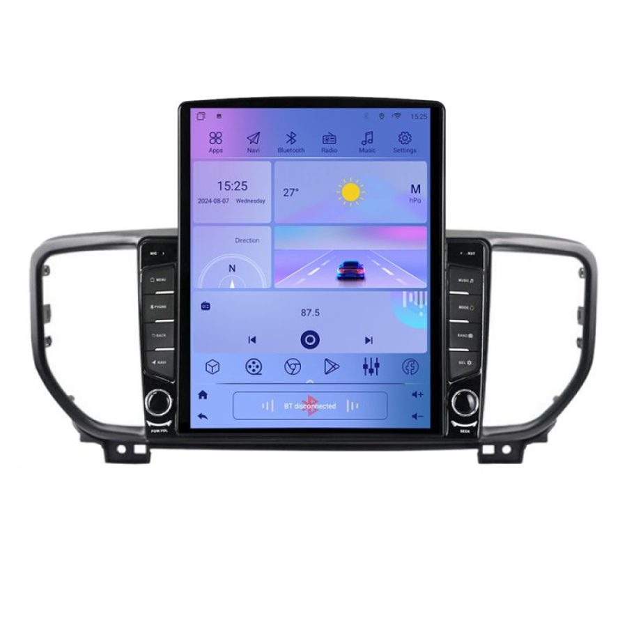 Navigatie Kia Sportage facelift 2019 - G-SPORTAGE-19 ecran tip TESLA 9.7" cu Android Radio Bluetooth Internet GPS WIFI - imagine 4