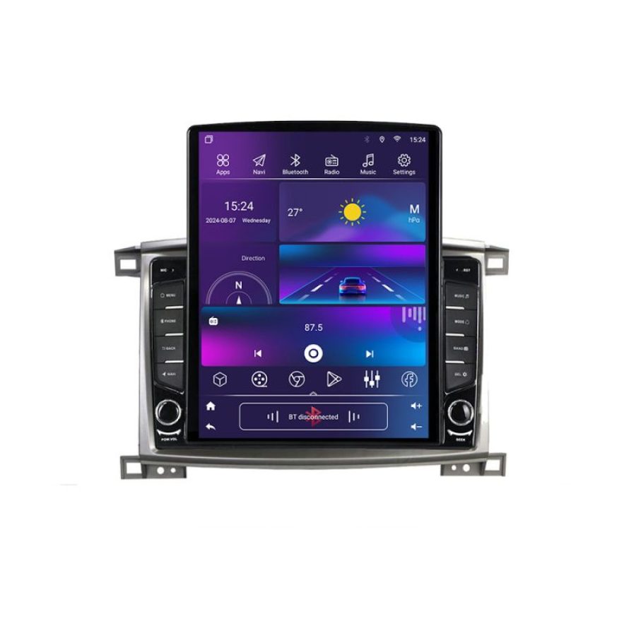 Navigatie Toyota Land Cruiser L100 2002-2008 G-l100 ecran tip TESLA 9.7" cu Android Radio Bluetooth Internet GPS WIFI - imagine 5