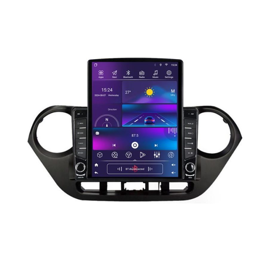 Navigatie HHyundai I10 2013-2019 G-HY38 ecran tip TESLA 9.7" cu Android Radio Bluetooth Internet GPS WIFI 4+32GB DSP 4G - imagine 4