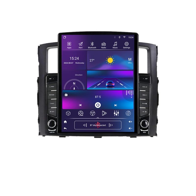 Navigatie Mitsubishi Pajero G-452 ecran tip TESLA 9.7" cu Android Radio Bluetooth Internet GPS WIFI 4+32GB DSP 4G Octa - imagine 4