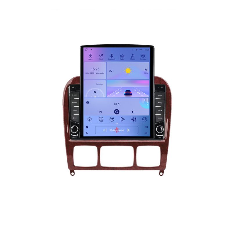 Navigatie Mercedes Clasa S 1998-2005 G-220 ecran tip TESLA 9.7" cu Android Radio Bluetooth Internet GPS WIFI 4+32GB DS - imagine 3