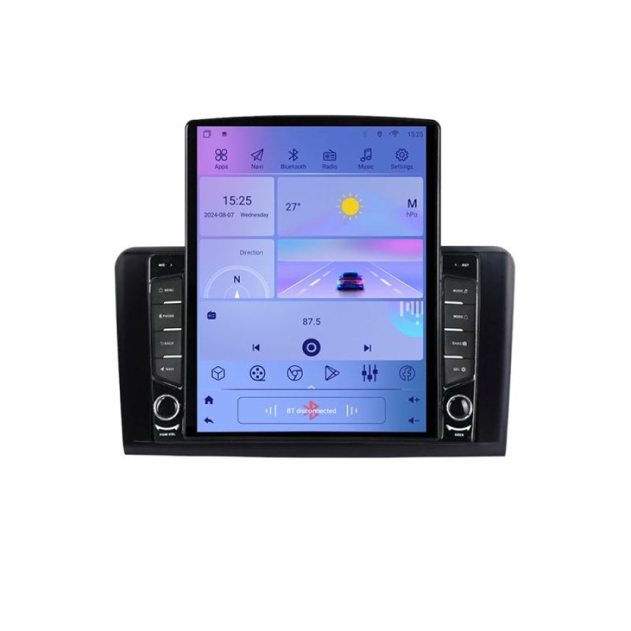 Navigatie Mercedes ML GL G-213 ecran tip TESLA 9.7" cu Android Radio Bluetooth Internet GPS WIFI 4+32GB DSP 4G Octa Co - imagine 3