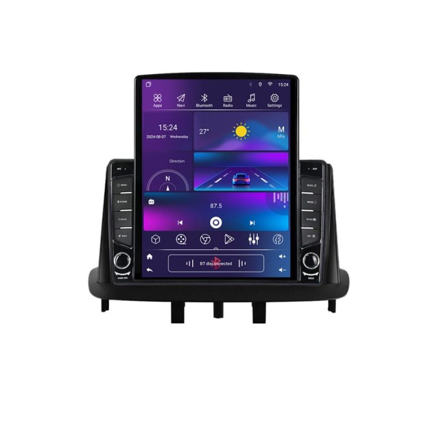 Navigatie Renault Megane 3 Fluence G-145 ecran tip TESLA 9.7" cu Android Radio Bluetooth Internet GPS WIFI 4+32GB DSP - imagine 4