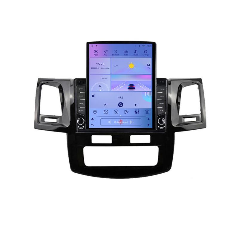 Navigatie Toyota Hilux 2008-2014 G-143 ecran tip TESLA 9.7" cu Android Radio Bluetooth Internet GPS WIFI 4+32GB DSP 4G - imagine 3