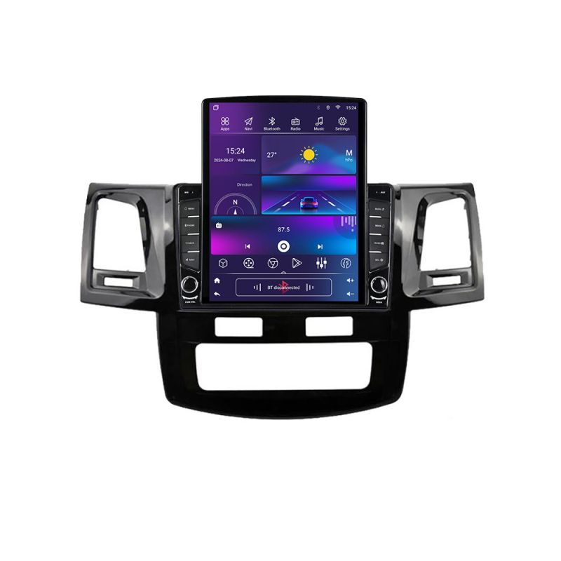 Navigatie Toyota Hilux 2008-2014 G-143 ecran tip TESLA 9.7" cu Android Radio Bluetooth Internet GPS WIFI 4+32GB DSP 4G - imagine 4