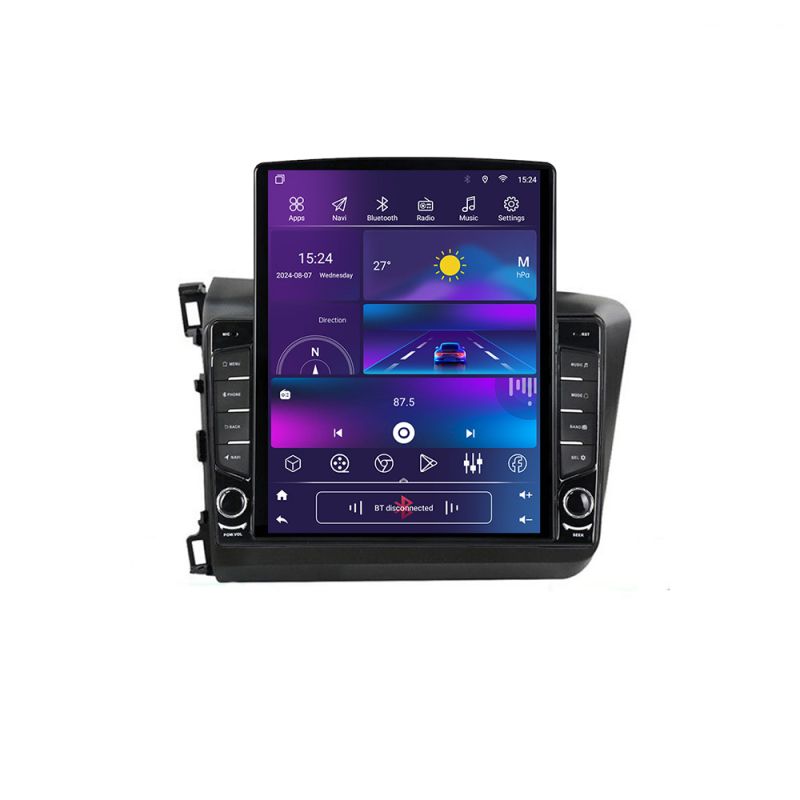 Navigatie Honda Civic Sedan G-132 ecran tip TESLA 9.7" cu Android Radio Bluetooth Internet GPS WIFI 4+32GB DSP 4G Octa - imagine 4