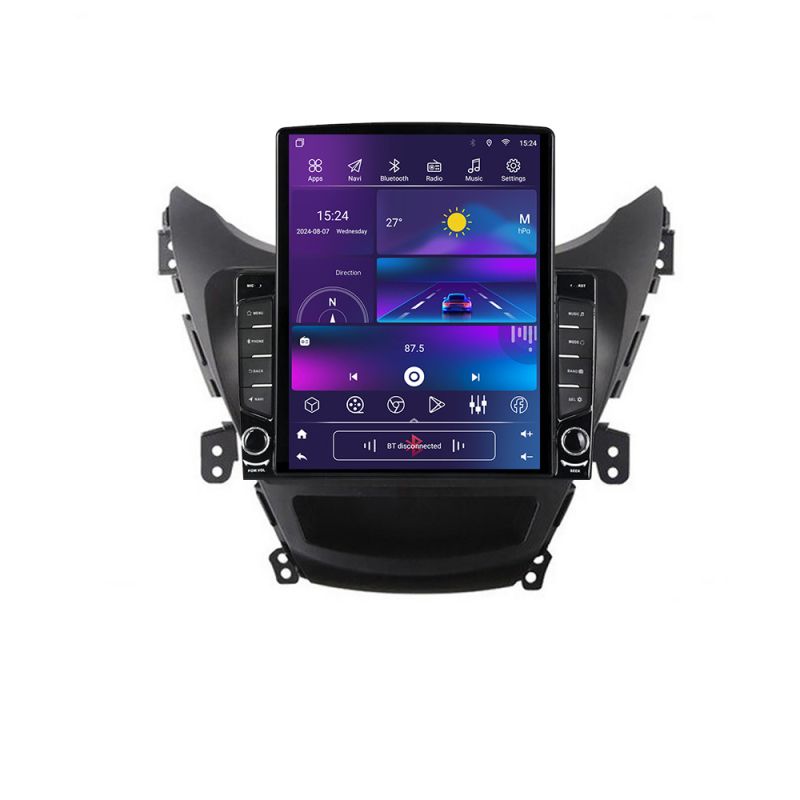 Navigatie HHyundai Elantra 2011-2013 G-092 ecran tip TESLA 9.7" cu Android Radio Bluetooth Internet GPS WIFI 4+32GB DSP - imagine 4