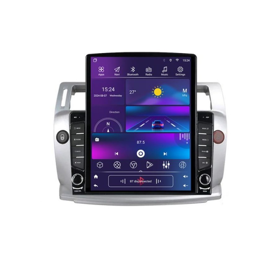 Navigatie Citroen C4 G-088 ecran tip TESLA 9.7" cu Android Radio Bluetooth Internet GPS WIFI 4+32GB DSP 4G Octa Core - imagine 4