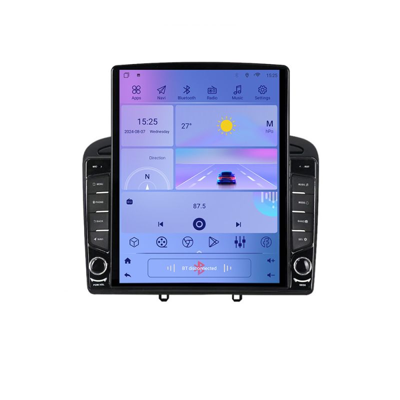 Navigatie Peugeot 308 G-038 ecran tip TESLA 9.7" cu Android Radio Bluetooth Internet GPS WIFI 4+32GB DSP 4G Octa Core - imagine 3