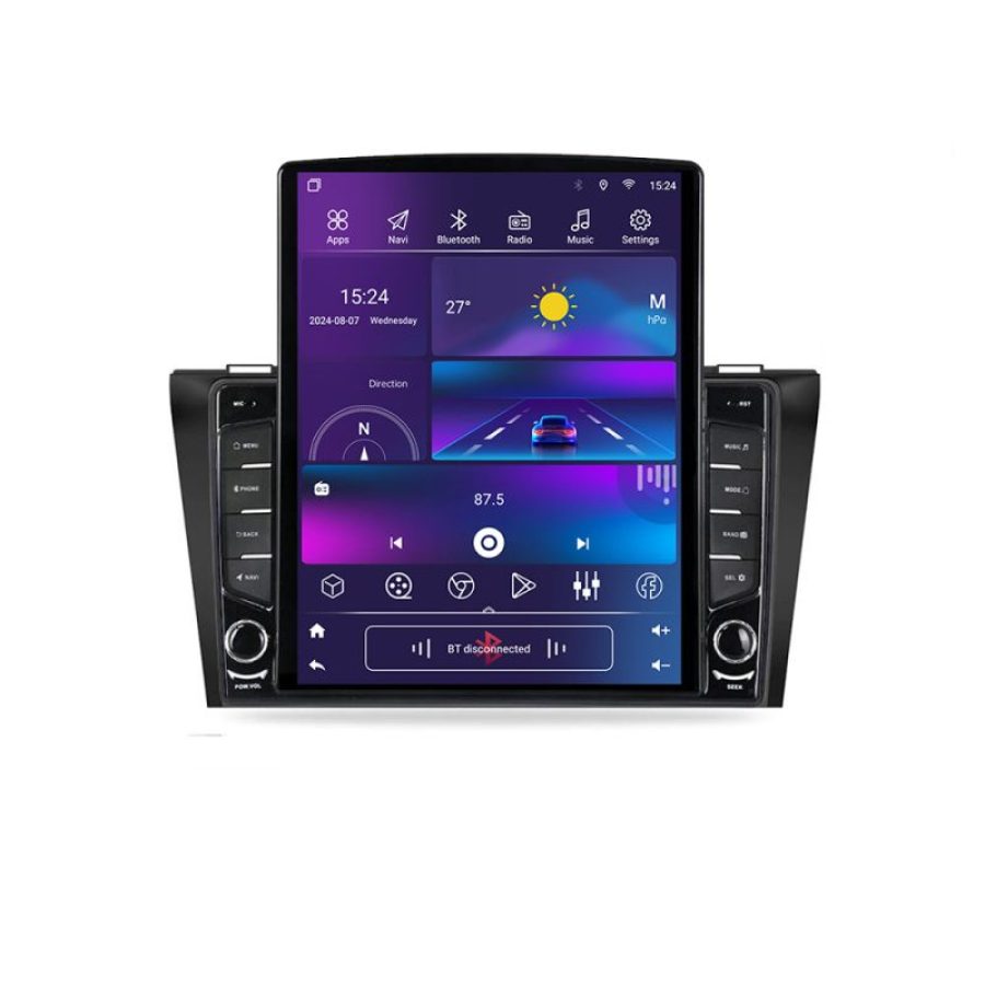 Navigatie Mazda 3 2009-2014 G-034 ecran tip TESLA 9.7" cu Android Radio Bluetooth Internet GPS WIFI 4+32GB DSP 4G Octa - imagine 3