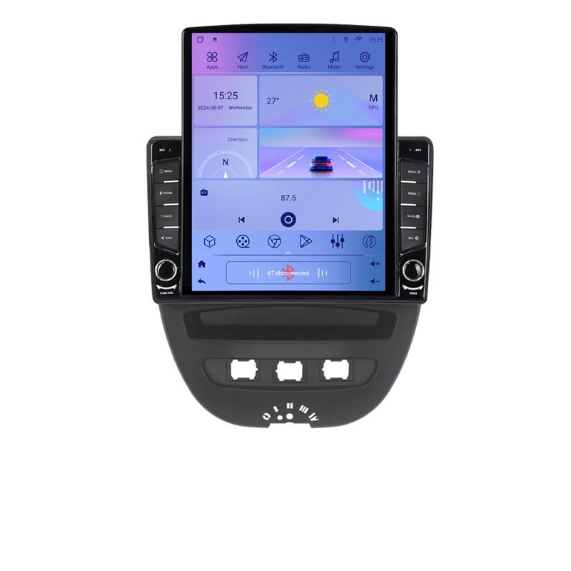 Navigatie Citroen C1 Peugeot 107 Toyota Aygo 2005-2014 Android radio gps internet Octa Core 4+64 LTE KIT-C1+EDT-E710 v2 - imagine 3