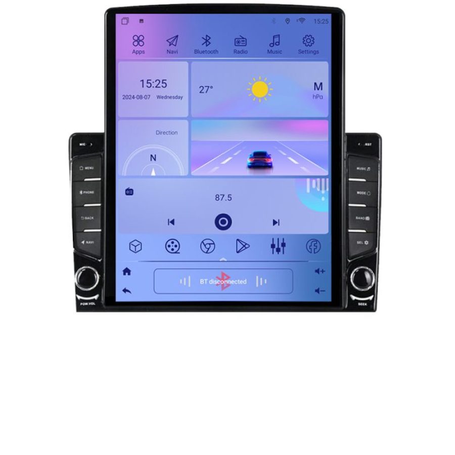 Navigatie Toyota Auris 2007-2013 H-auris-2013 ecran tip TESLA 9.7" cu Android Radio Bluetooth Internet GPS WIFI 4+32GB - imagine 3