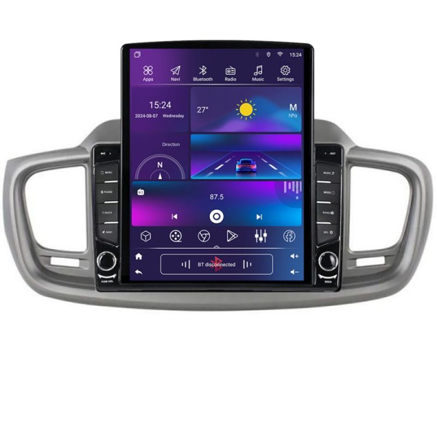 Navigatie KIA Sorento 2015-2018 Manual H-6528 ecran tip TESLA 9.7" cu Android Radio Bluetooth Internet GPS WIFI 4+32 - imagine 4