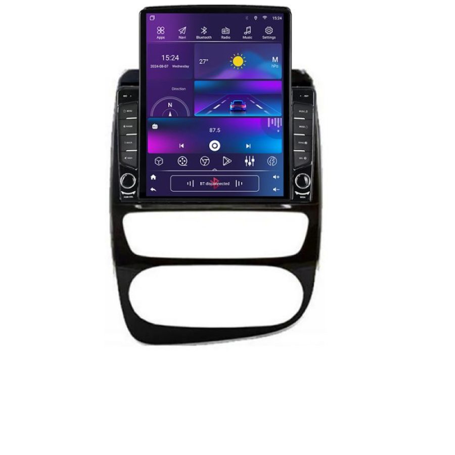 Navigatie Renault Clio 4 V2 H-468 ecran tip TESLA 9.7" cu Android Radio Bluetooth Internet GPS WIFI 4+32GB DSP 4G Octa - imagine 4