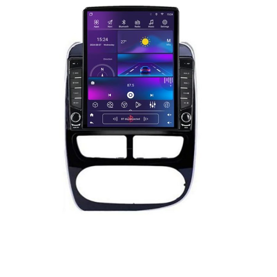 Navigatie Renault Clio 4 V1 H-467 ecran tip TESLA 9.7" cu Android Radio Bluetooth Internet GPS WIFI 4+32GB DSP 4G Octa - imagine 4