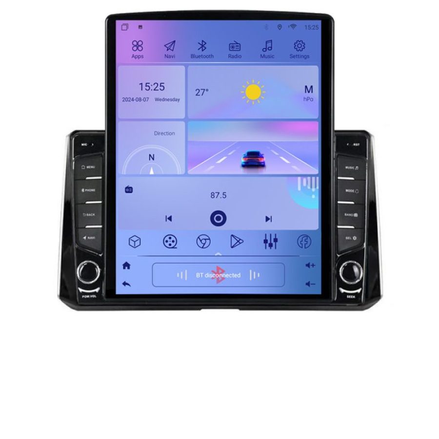 Navigatie Toyota Corolla 2019- H-388-levin ecran tip TESLA 9.7" cu Android Radio Bluetooth Internet GPS WIFI 4+32GB DS - imagine 3