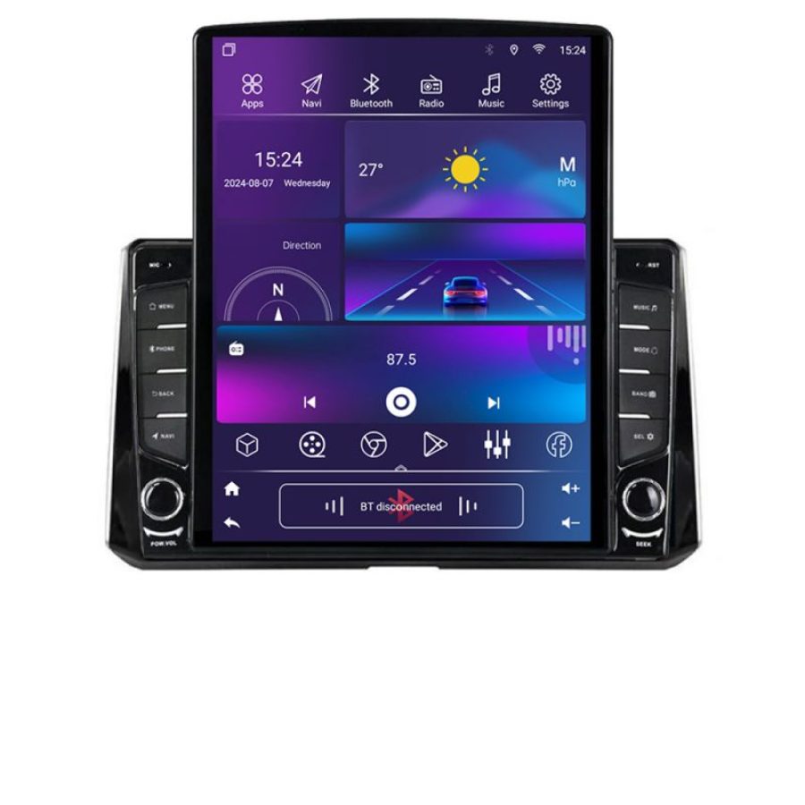 Navigatie Toyota Corolla 2019- H-388-levin ecran tip TESLA 9.7" cu Android Radio Bluetooth Internet GPS WIFI 4+32GB DS - imagine 4