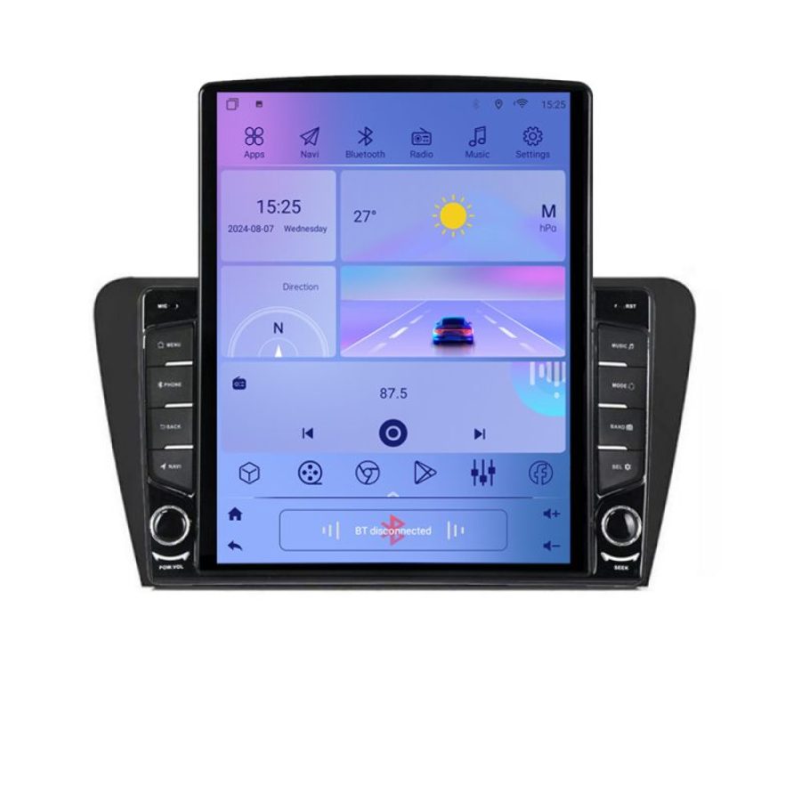 Navigatie SKODA SKODA OCTAVIA 2014-2020 Manual H-279 ecran tip TESLA 9.7" cu Android Radio Bluetooth Internet GPS WIFI - imagine 4