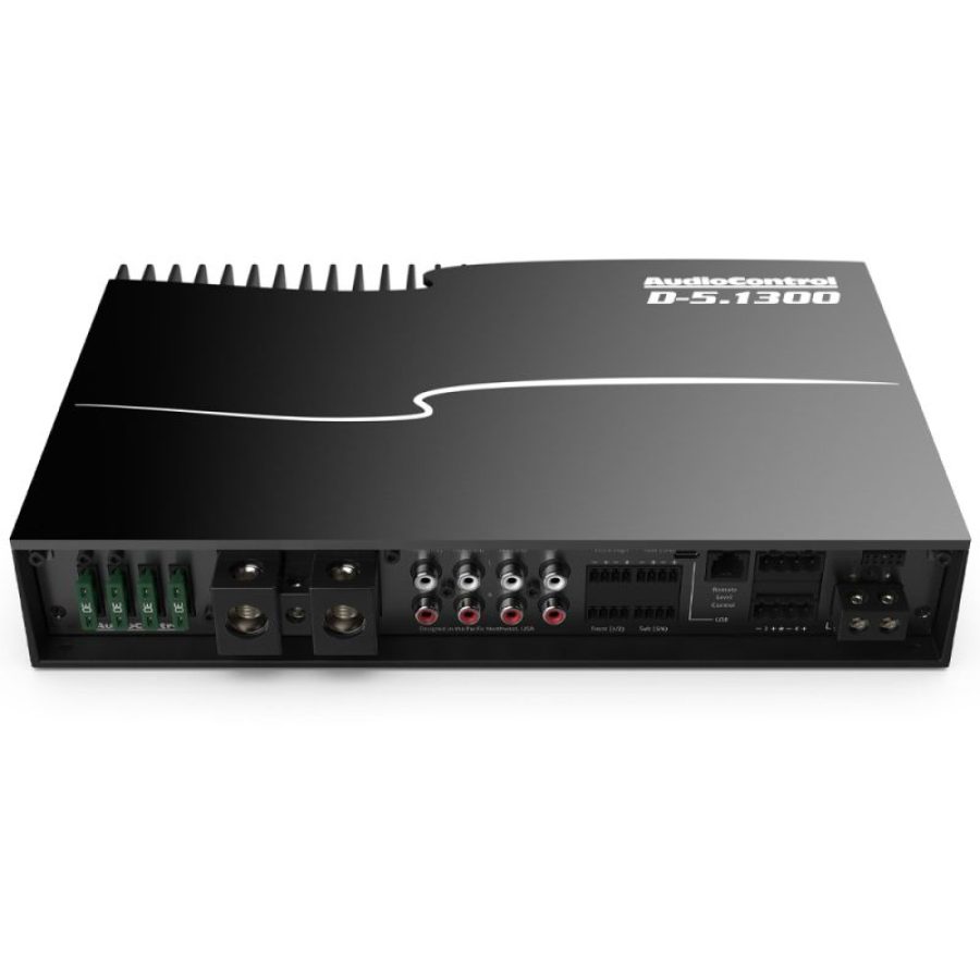 Amplificator puternic cu DSP Matrix 5 canale cu accubass® 12V AudioControl D-5.1300, 4 x 200 + 500 watts, in 2 sau 4 ohm, clasa D - imagine 4