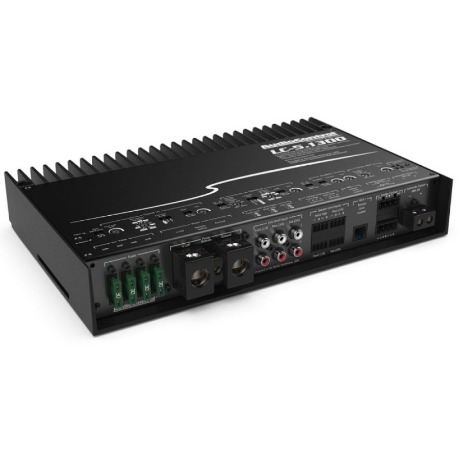 Amplificator puternic 5 canale cu ACCUBASS® 12V AudioControl LC-5.1300, 4 x 200 + 500 watts, in 2 sau 4 ohm, clasa D - imagine 2