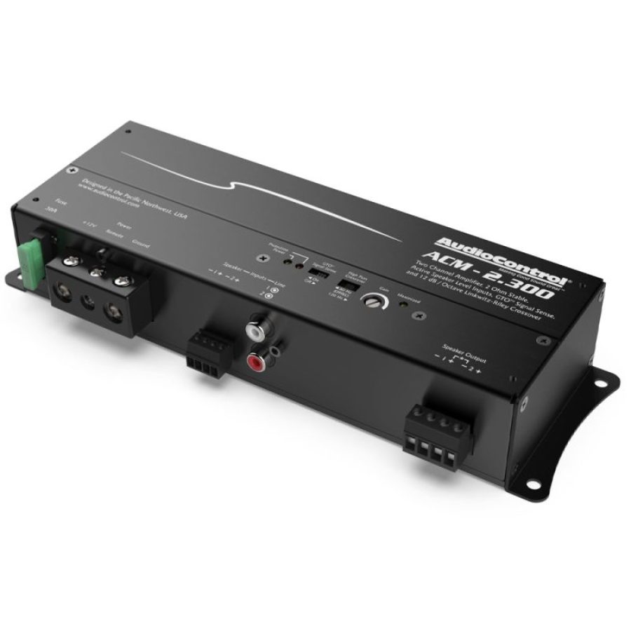 Micro Amplificator Audiocontrol ACM-2.300, 2 x 150 watts, in 2 sau 4 ohm, clasa D, 2 canale - imagine 4
