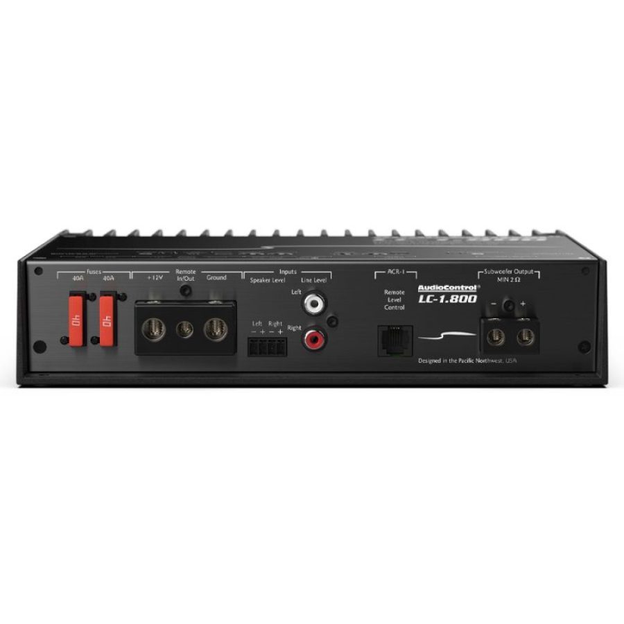Amplificator mono Audiocontrol LC-1.800 de mare putere cu Accubass®, 1 x 800 watts, in 2 sau 4 ohm, clasa D, 1 canal - imagine 4