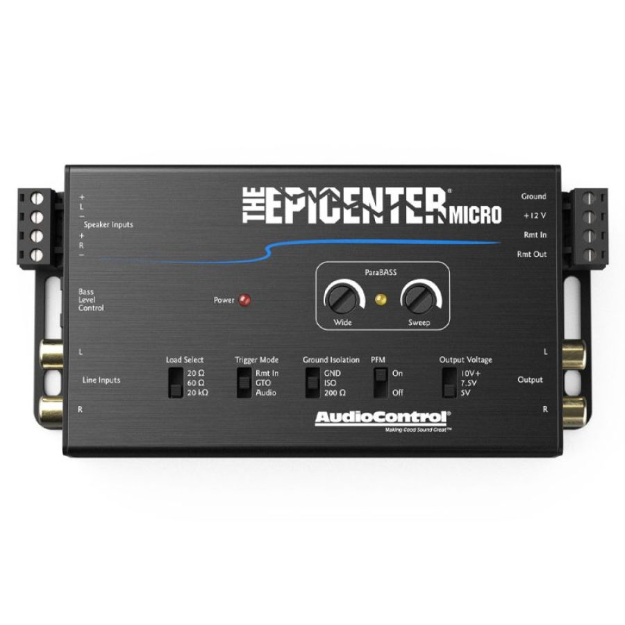 EPICENTER MICRO - Procesor sunet restaurare bass & Line Output Convertor 12 V AudioControl - imagine 6