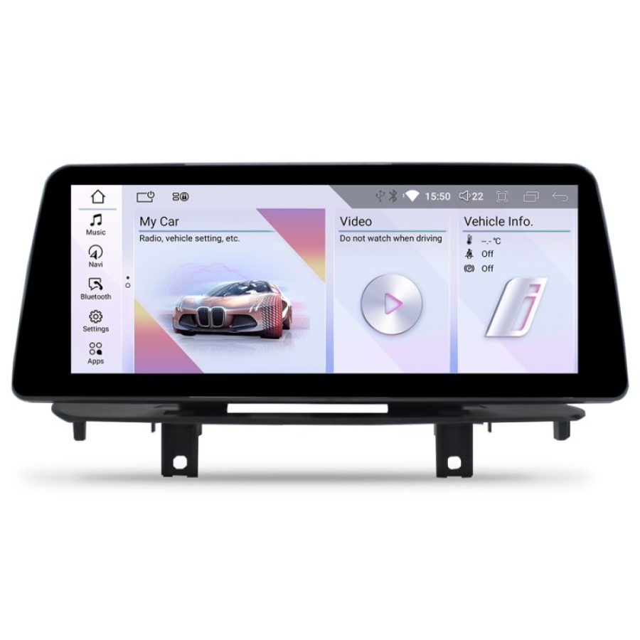 Navigatie BMW X5 X6 F15 F16 2016-2019 cu ecran EVO Android ecran 12.3" 4+64 4G BT - imagine 2