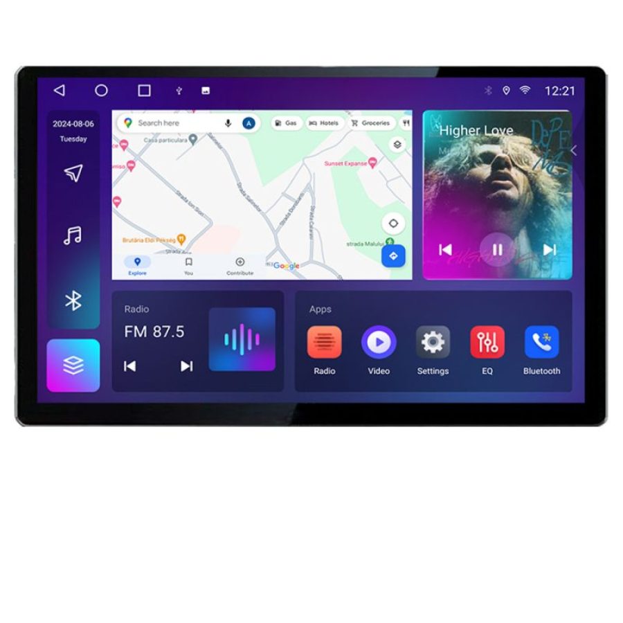 Navigatie dedicata Edonav VW Touareg 2002-2010, Ecran 2K QLED 13",Octacore,4Gb RAM,32Gb Hdd,4G,360,DSP,Carplay,Bluetooth - imagine 2