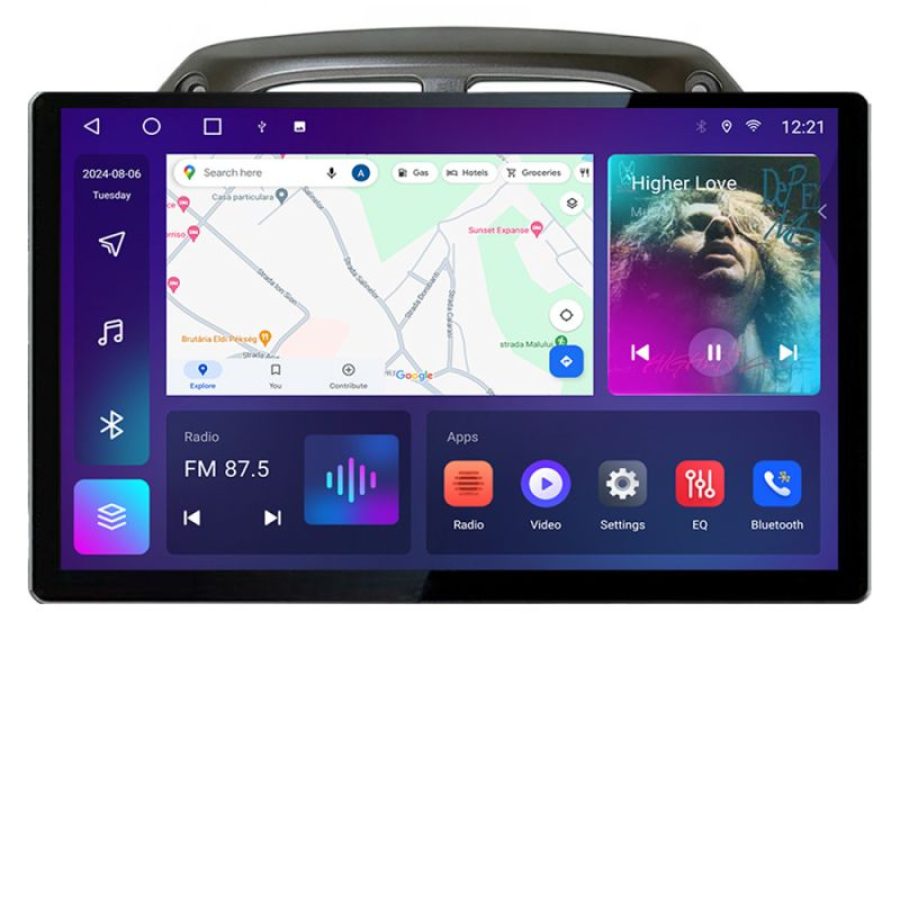 Navigatie dedicata Edonav Toyota Rav 4 2000-2004, Ecran 2K QLED 13",Octacore,4Gb RAM,32Gb Hdd,4G,360,DSP,Carplay,Bluetooth - imagine 2
