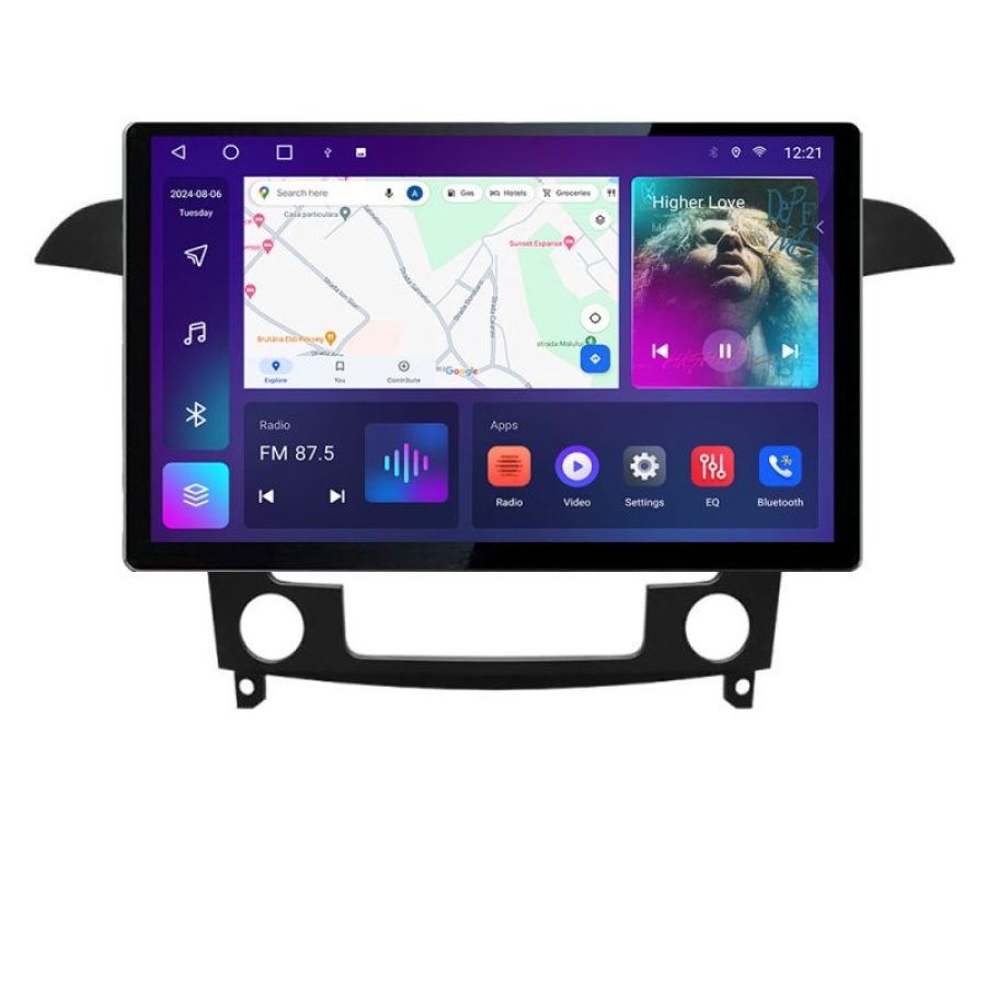 Navigatie dedicata Ford S-Max 2008-2012 N-003 Edonav ecran 13" 2K 8 si 128 Android Waze USB Navigatie 4G 360 Toslink Youtube Radio - imagine 2